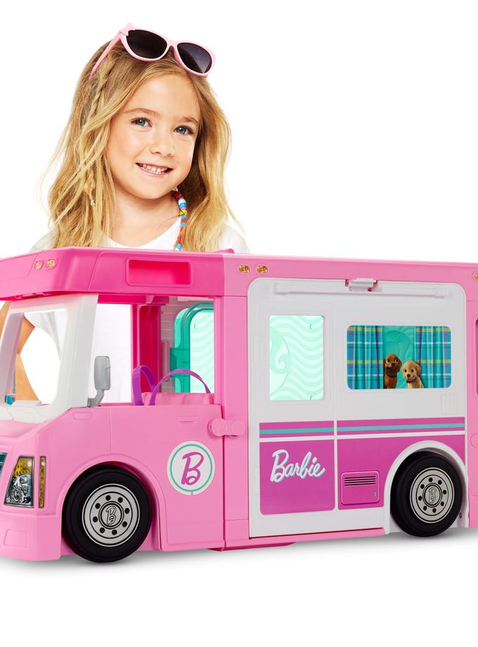 Barbie 3-in-1 Dreamcamper Vehicle And Accessories New Arrival