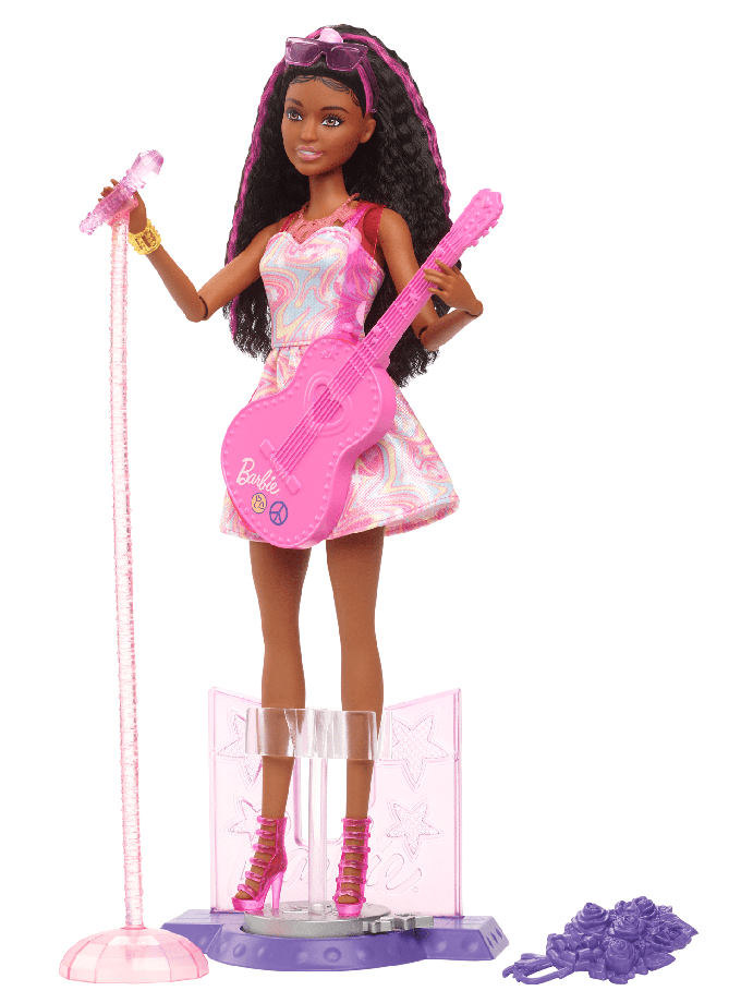 Barbie 65th Anniversary Careers Pop Star Doll & 10 Accessories Including Stage With Movement Feature On Sale