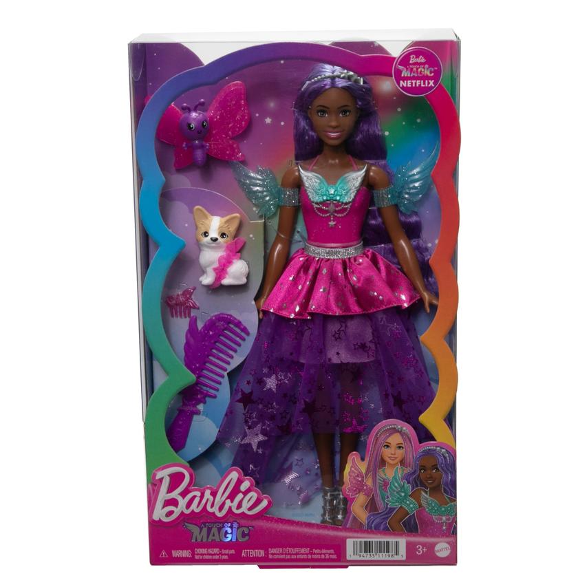 Barbie-A Touch Of Magic-Brooklyn-Poupée Avec 2 Animaux Féeriques Best Price