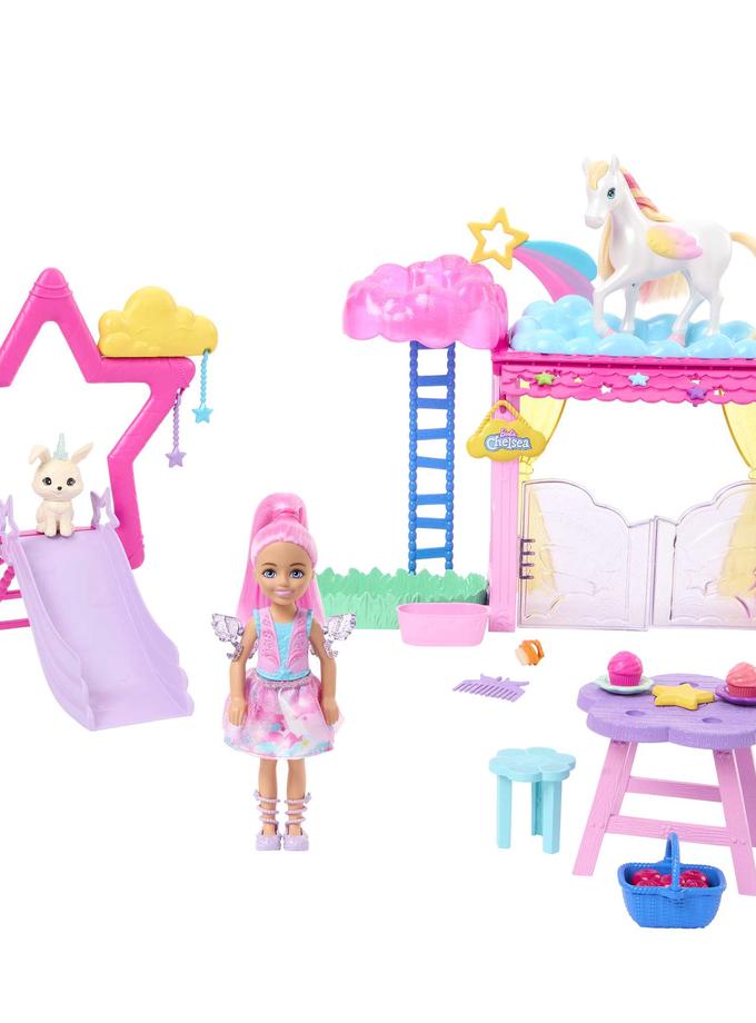 Barbie A Touch Of Magic Chelsea Doll Playset With Baby Pegasus, Winged Horse Toys Best Buy