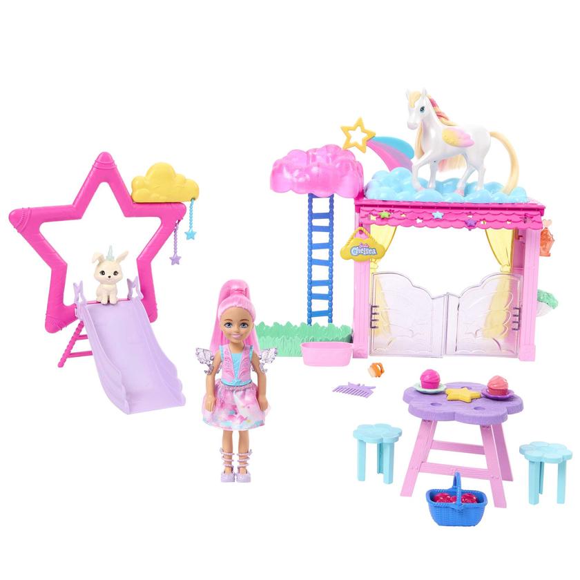 Barbie A Touch Of Magic Chelsea Doll Playset With Baby Pegasus, Winged Horse Toys Best Seller