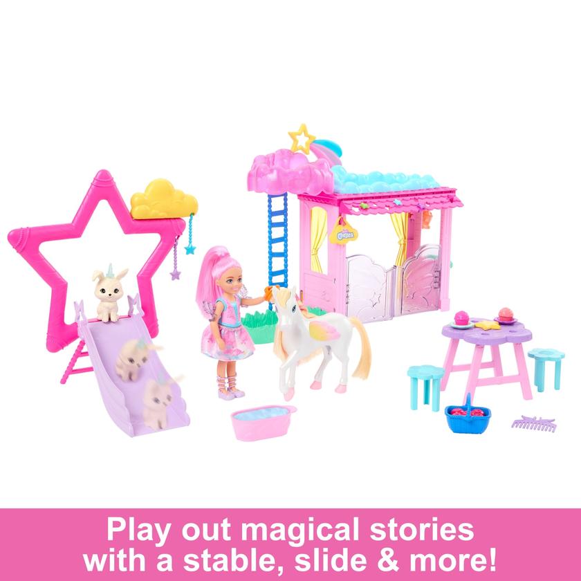 Barbie A Touch Of Magic Chelsea Doll Playset With Baby Pegasus, Winged Horse Toys Best Seller