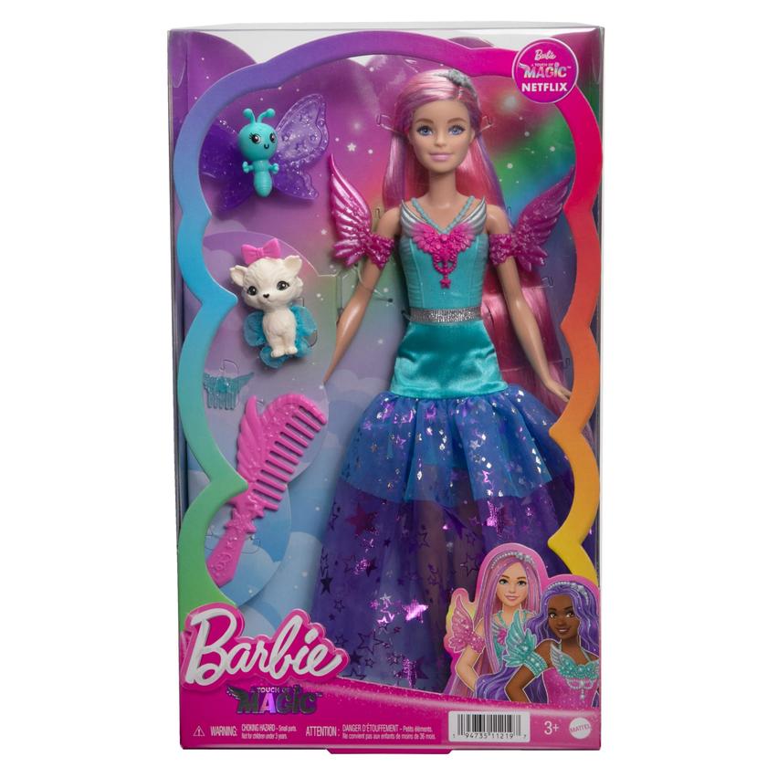 Barbie-A Touch Of Magic-Malibu-Poupée Avec 2 Animaux Féeriques For Sale