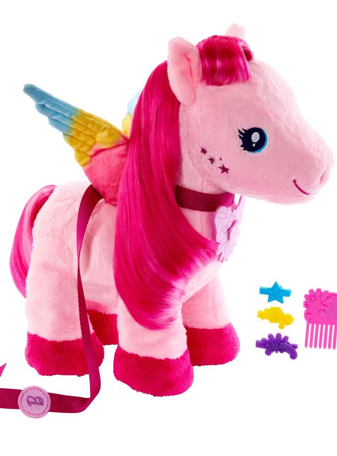 Barbie A Touch Of Magic Walk & Flutter Pegasus Plush Best Price