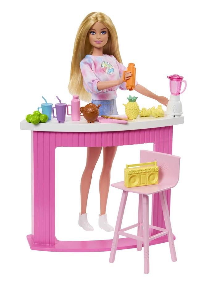 Barbie Accessories, Doll House Furniture, Smoothie Bar Story Starter Same Day Delivery