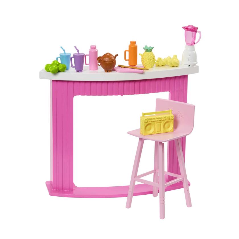 Barbie Accessories, Doll House Furniture, Smoothie Bar Story Starter Same Day Delivery