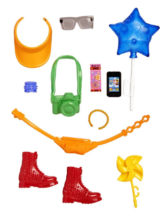 Barbie Accessories, Storytelling Pack For Barbie Dolls, Amusement Park Theme For Sale