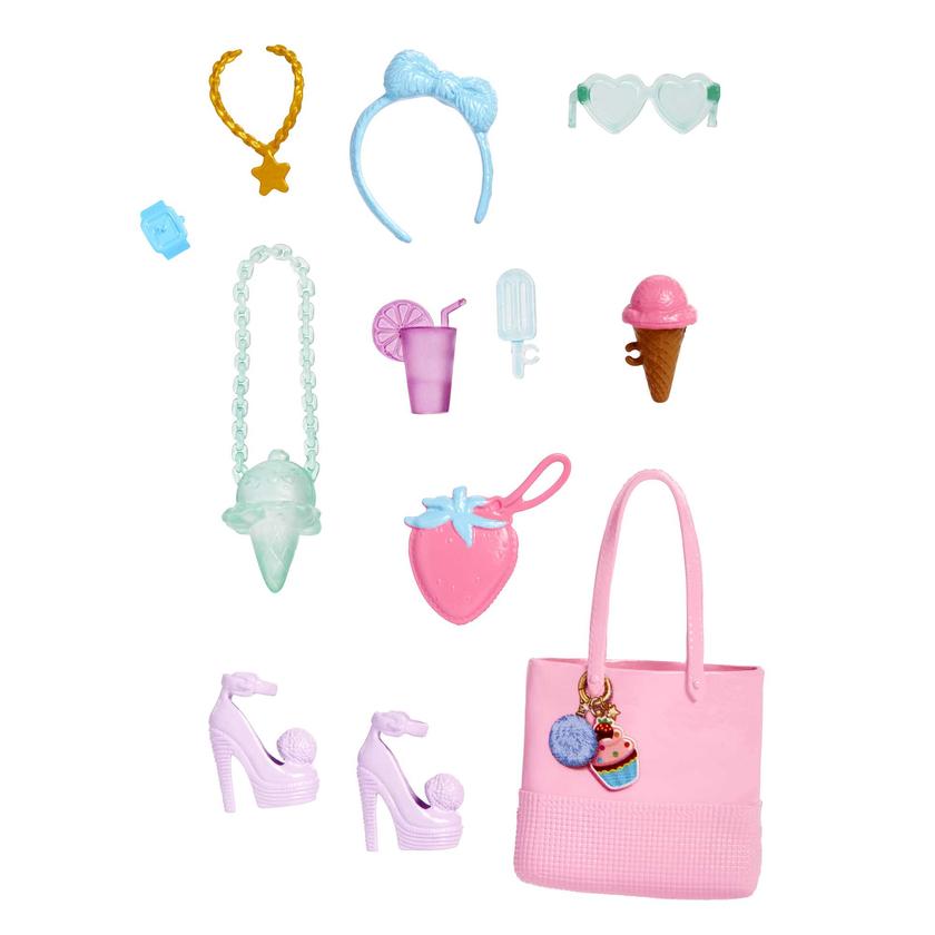 Barbie Accessories, Storytelling Pack For Barbie Dolls, Dessert theme Best Seller