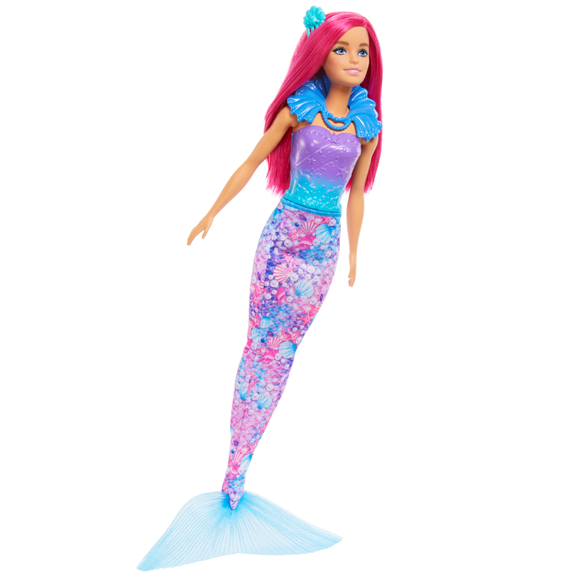 Barbie Advent Calendar, Fashion Doll & 24 Surprise Accessories, Transform To Mermaid & More Free shipping