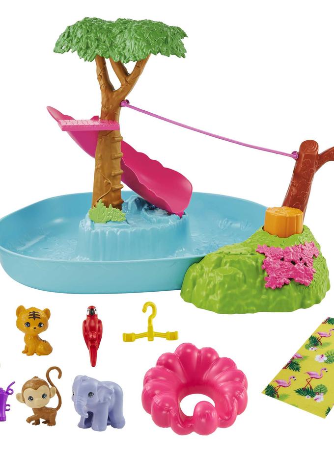 Barbie And Chelsea the Lost Birthday Doll & Splashtastic Pool Surprise Playset Free shipping