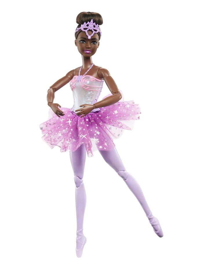 Barbie®-Ballerine Lumières Scintillantes-Poupée Cheveux Noirs High Quality