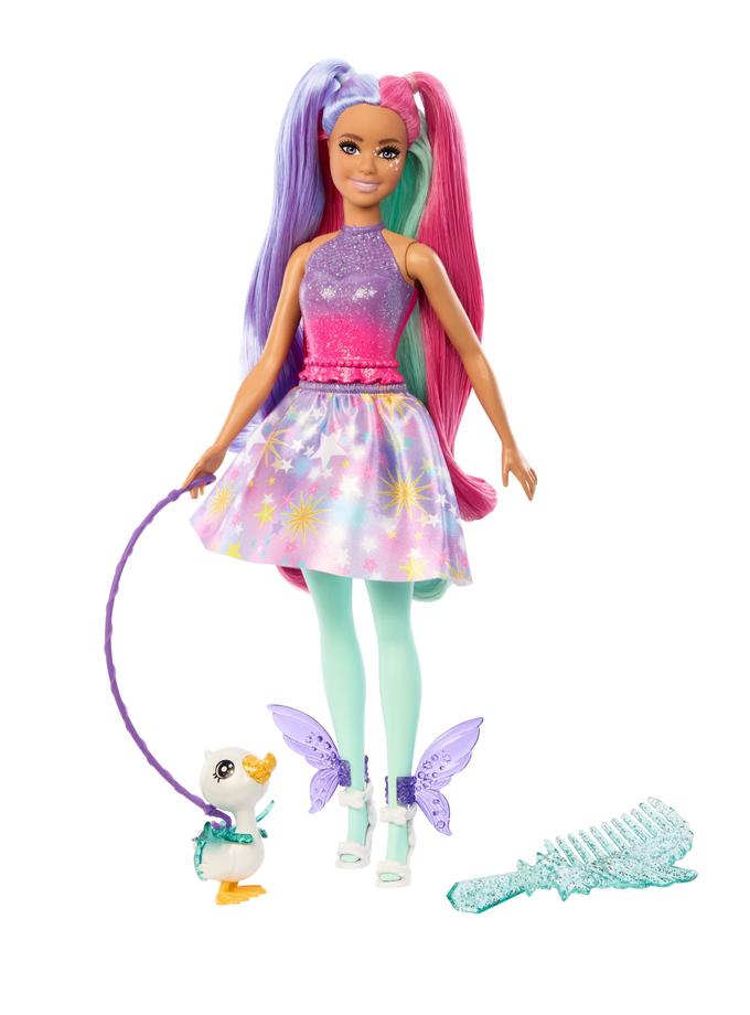 Barbie Barbie: A Touch Of Magic Poupée Glyphe, Tenue, Animal On Sale