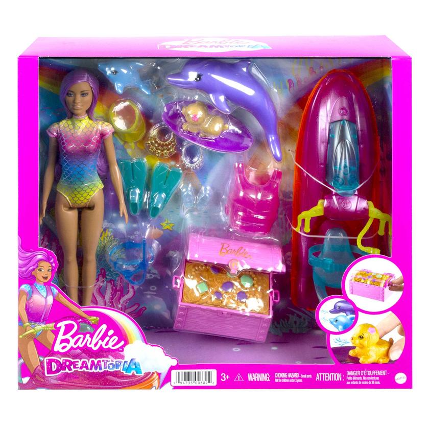 Barbie Beach Doll With Jet Ski And Water Sport Accessories, Puppy, Dolphins And More Best Price