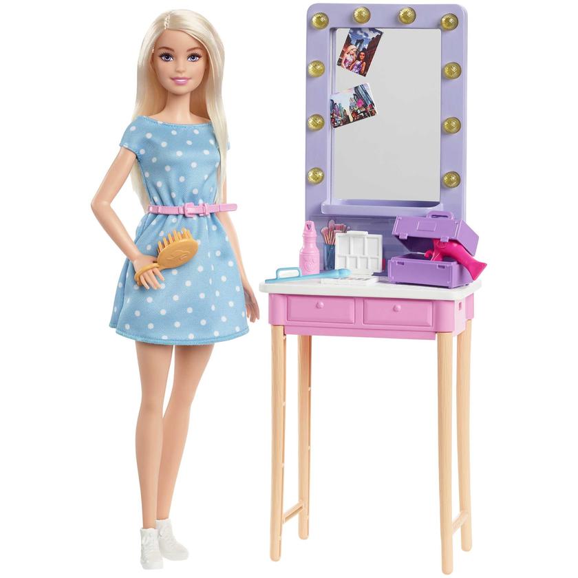 Barbie: Big City, Big Dreams Barbie “Malibu” Doll & Dressing Room Playset On Sale