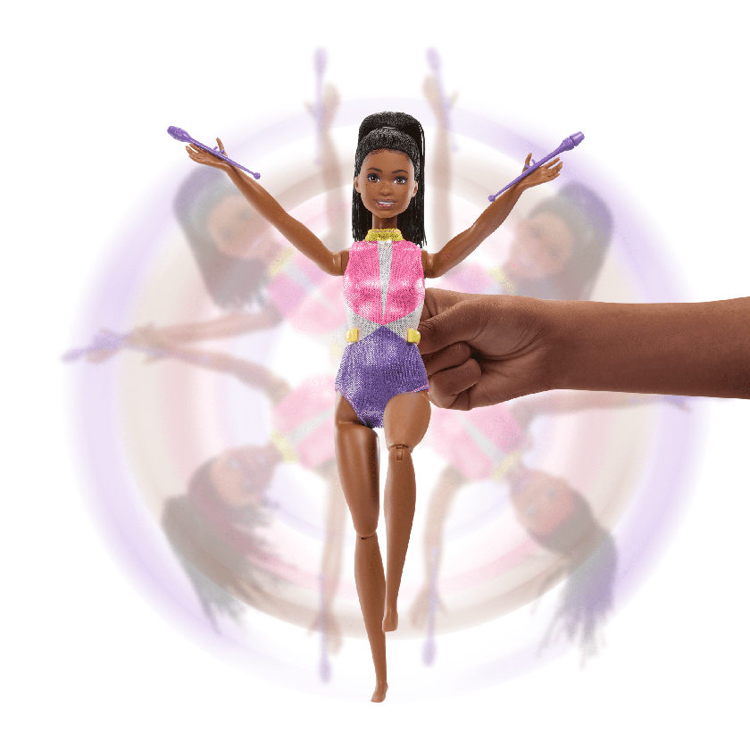 Barbie “Brooklyn” Gymnast Doll & Playset With Fashion Doll, Puppy, Trampoline And Accessories Best Seller