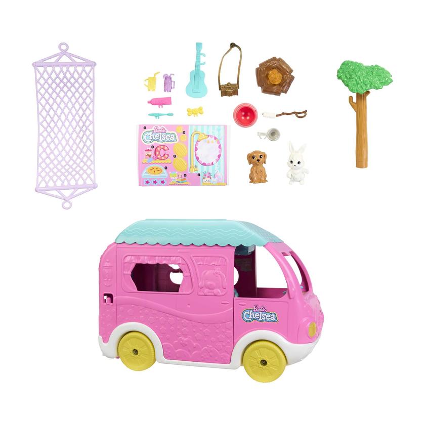 Barbie-Camping-Car 2 en 1 de Chelsea-Coffret For Sale