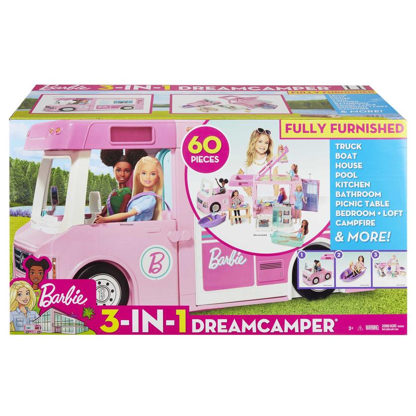 Barbie Camping-Car de Rêve 3-en-1 On Sale