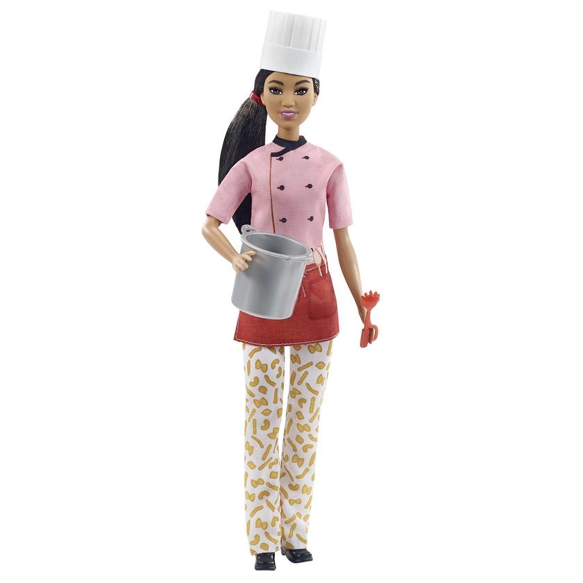 Barbie Career Pasta Chef Brunette Doll (12-In/3040-Cm) With Accessories en-us For Sale