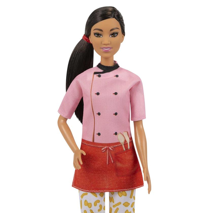 Barbie Career Pasta Chef Brunette Doll (12-In/3040-Cm) With Accessories en-us For Sale