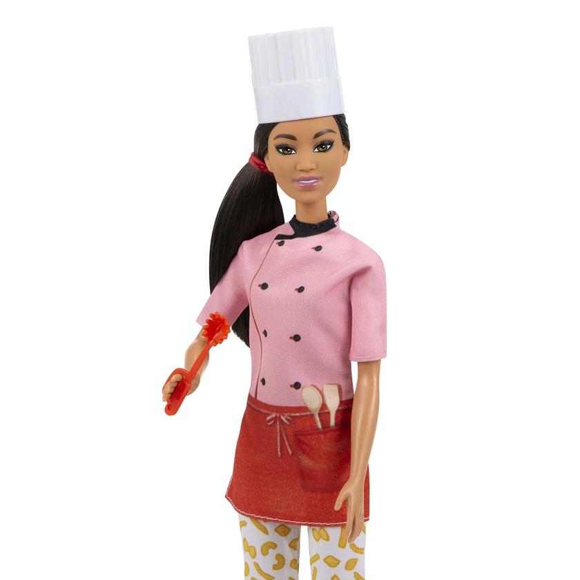 Barbie Career Pasta Chef Brunette Doll (12-In/3040-Cm) With Accessories en-us For Sale