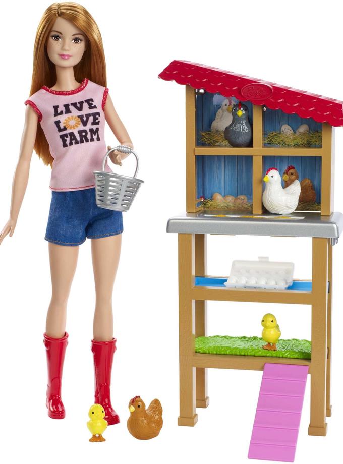 Barbie Careers Chicken Farmer Doll & Chicken Coop Playset Best Seller