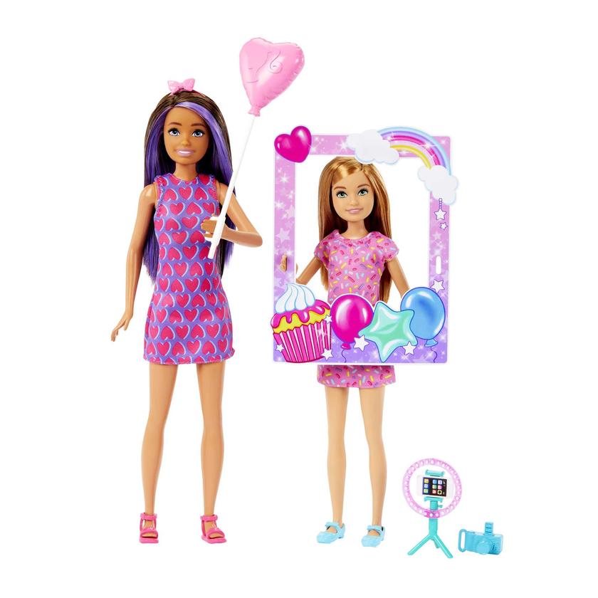 Barbie Celebration Fun Photobooth Playset With Skipper & Stacie Dolls & Accessories Best Seller