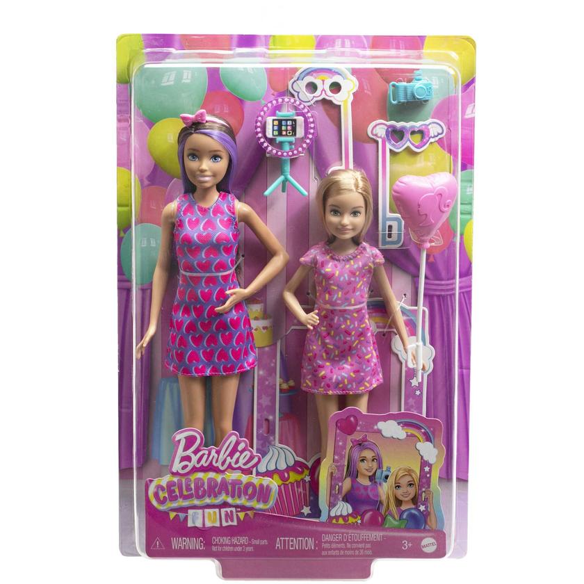 Barbie Celebration Fun Photobooth Playset With Skipper & Stacie Dolls & Accessories Best Seller