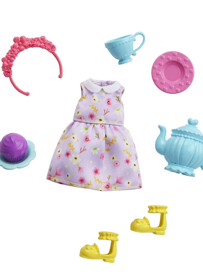 Barbie Chelsea Accessory Pack, Tea Party-themed Clothing & Accessories, 3 To 7 Years High Quality