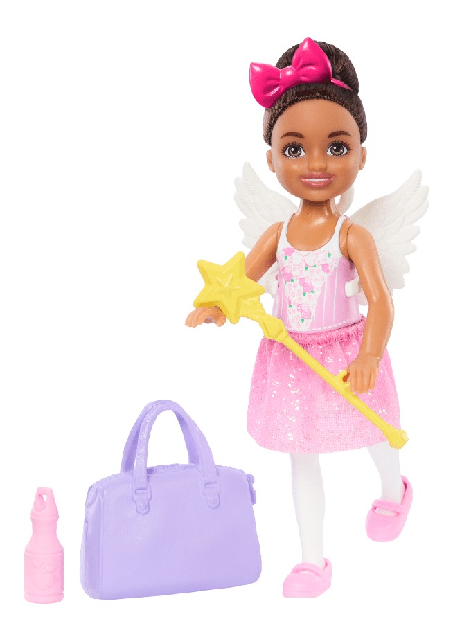 Barbie Chelsea Ballerina Doll & Accessories Set, Career-Themed Brunette Small Doll Best Buy