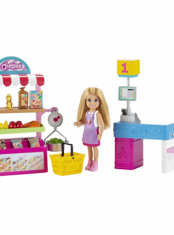 Barbie Chelsea Can Be Blonde Chelsea Doll & Snack Stand Playset High Quality