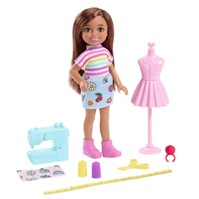 Barbie Chelsea Can Be Playset With Brunette Chelsea Fashion Designer Doll For Sale