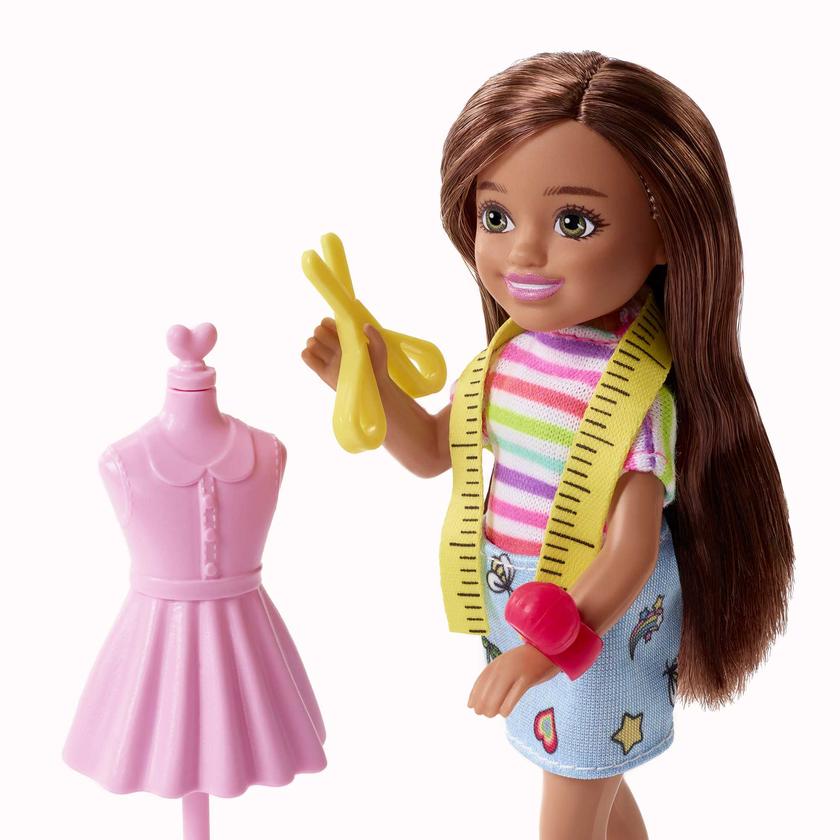 Barbie Chelsea Can Be Playset With Brunette Chelsea Fashion Designer Doll For Sale