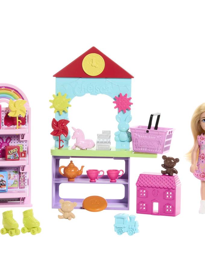 Barbie Chelsea Can Be… Toy Store Playset With Small Blonde Doll, Shop Furniture & 15 Accessories Free shipping