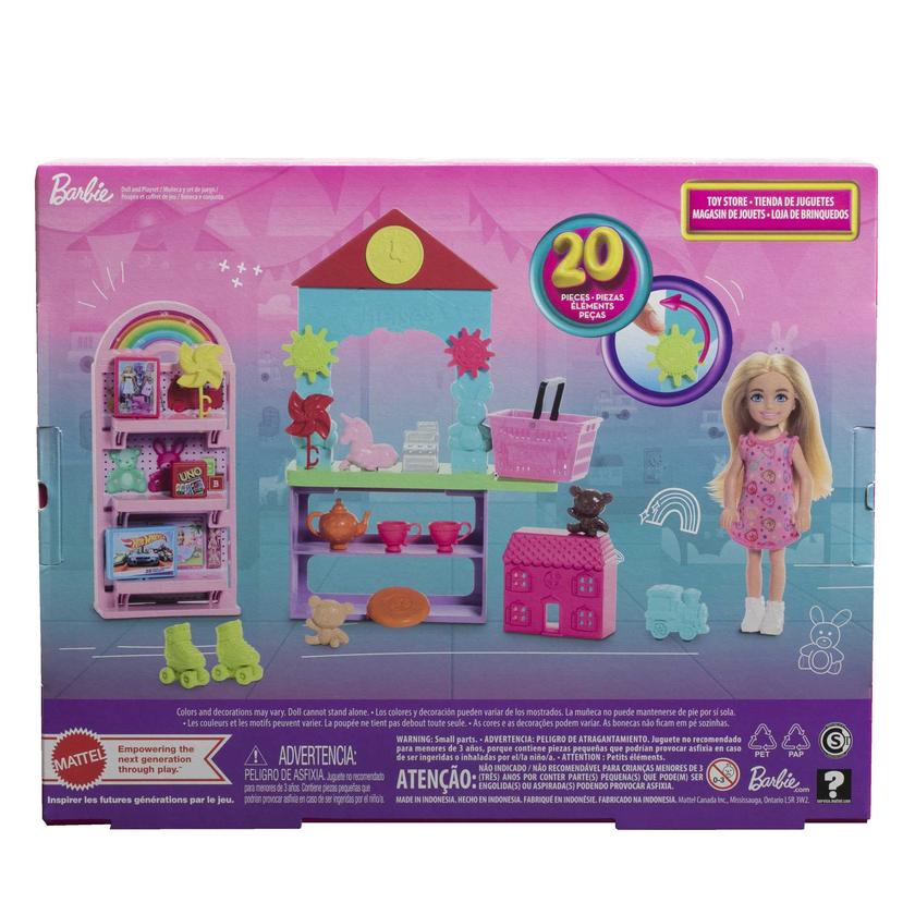 Barbie Chelsea Can Be… Toy Store Playset With Small Blonde Doll, Shop Furniture & 15 Accessories Free shipping