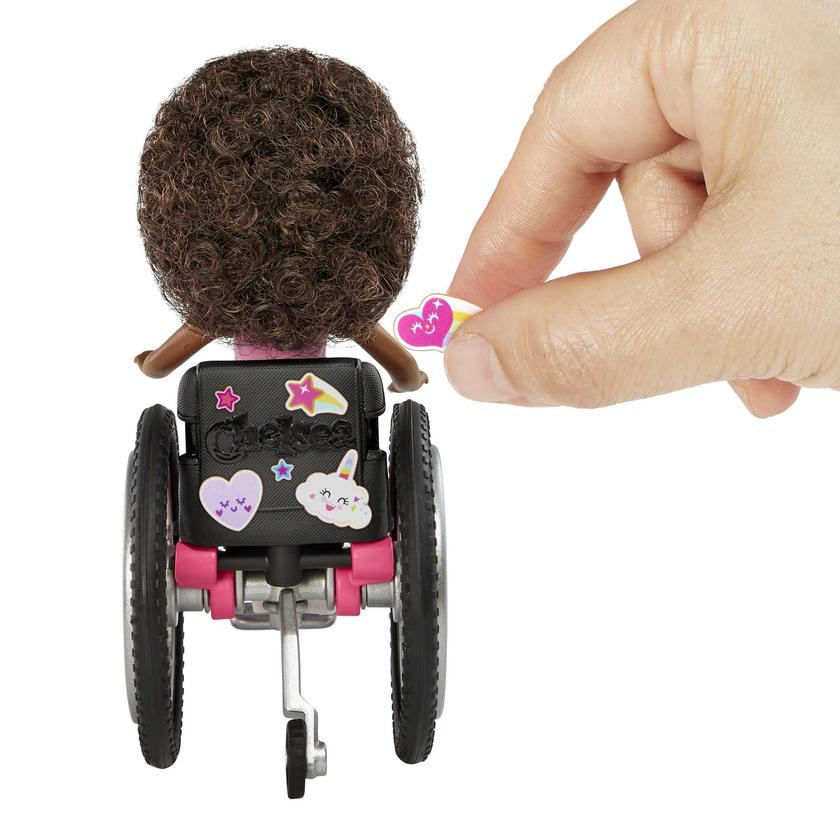 Barbie Chelsea Doll (Brunette) & Wheelchair, Toy For 3 Year Olds & Up High Quality