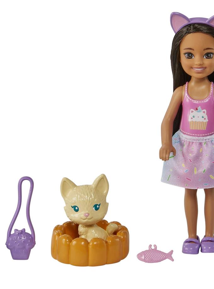 Barbie Chelsea Doll & Pet Kitten With Accessories, Toy For 3 Year Olds & Up Best Seller