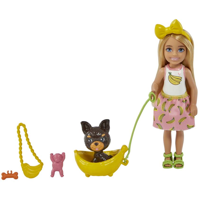 Barbie Chelsea Doll & Pet Puppy With Accessories, Toy For 3 Year Olds & Up New Arrival