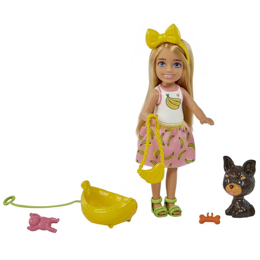 Barbie Chelsea Doll & Pet Puppy With Accessories, Toy For 3 Year Olds & Up New Arrival