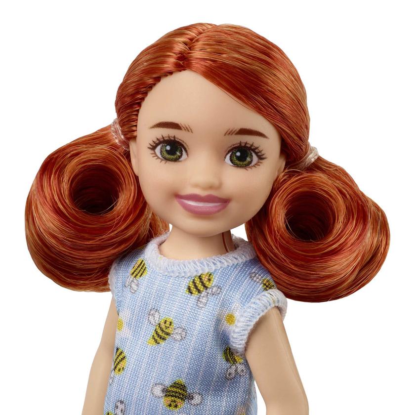 Barbie Chelsea Doll (Red Hair) in Bumblebee Dress, Toy For 3 Year Olds & Up For Sale