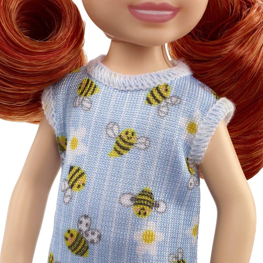 Barbie Chelsea Doll (Red Hair) in Bumblebee Dress, Toy For 3 Year Olds & Up For Sale