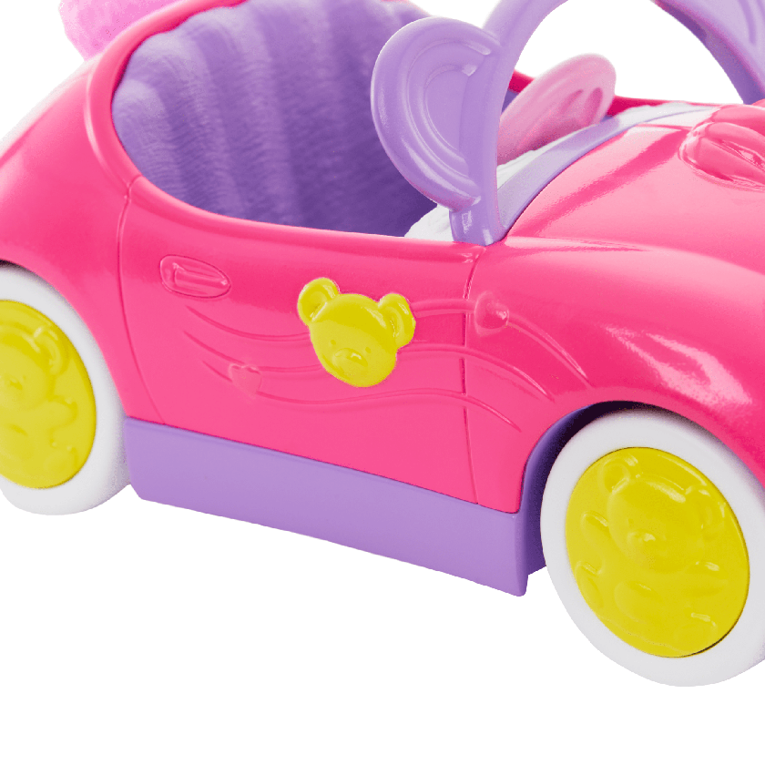 Barbie-Chelsea et Son Cabriolet-Coffret Poupée Blonde, Ours en Peluche High Quality