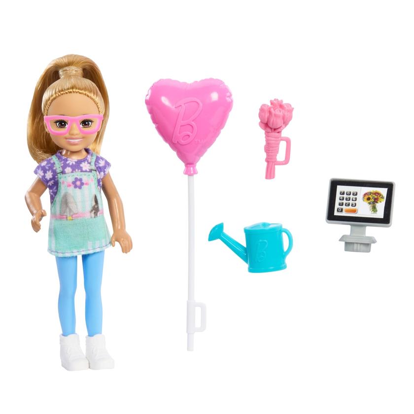 Barbie Chelsea Florist Doll & Accessories Set, Career-Themed Blonde Small Doll For Sale