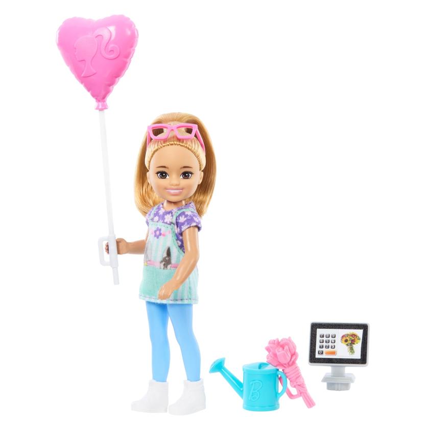 Barbie Chelsea Florist Doll & Accessories Set, Career-Themed Blonde Small Doll Free shipping