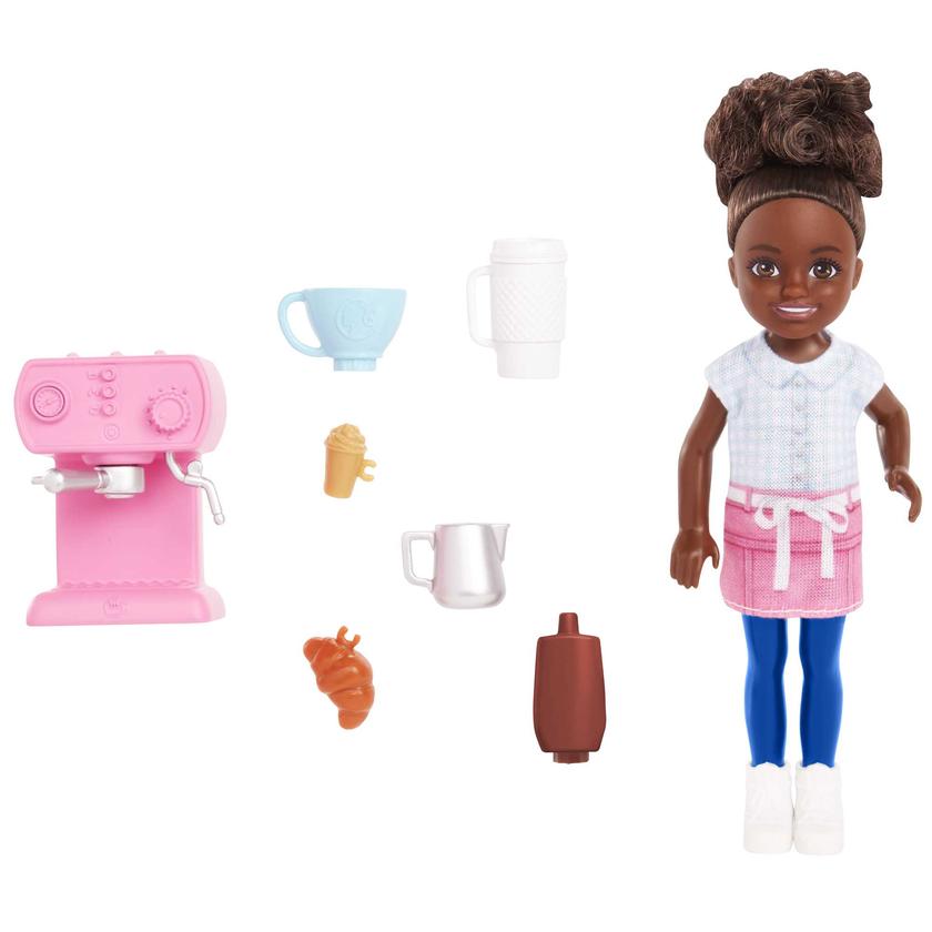 Barbie® Chelsea Poupée Chelsea Peut Être… Barista, Poupée et Acc. Best Seller