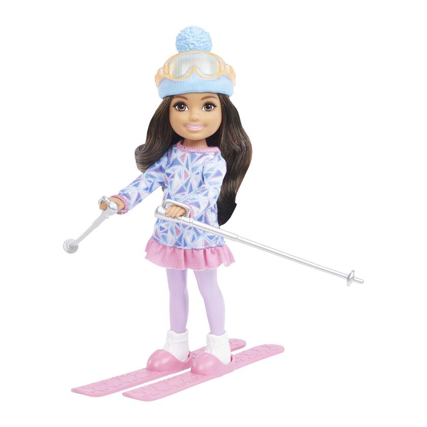 Barbie Chelsea Skier Doll With Accessories, Toy For 3 Year Olds & Up High Quality