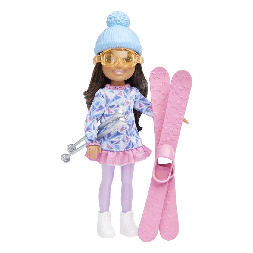 Barbie Chelsea Skier Doll With Accessories, Toy For 3 Year Olds & Up High Quality