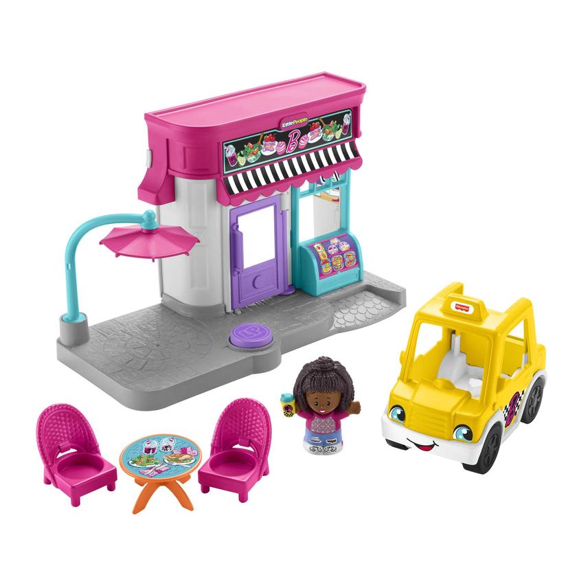 Barbie City Adventures Café And Cab Playset By Little People Best Seller