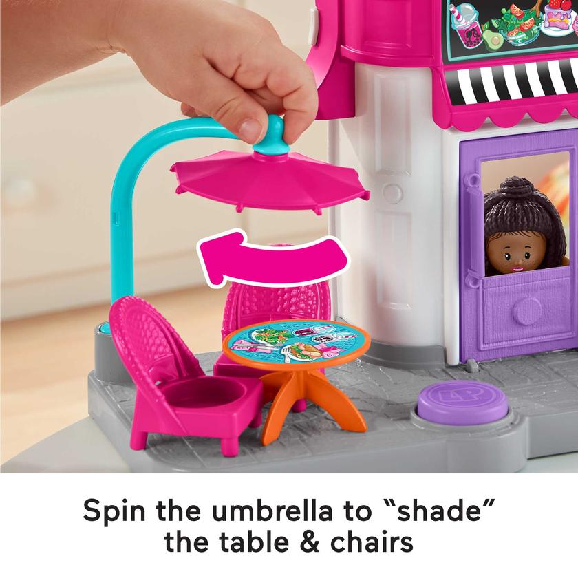 Barbie City Adventures Café And Cab Playset By Little People Best Seller