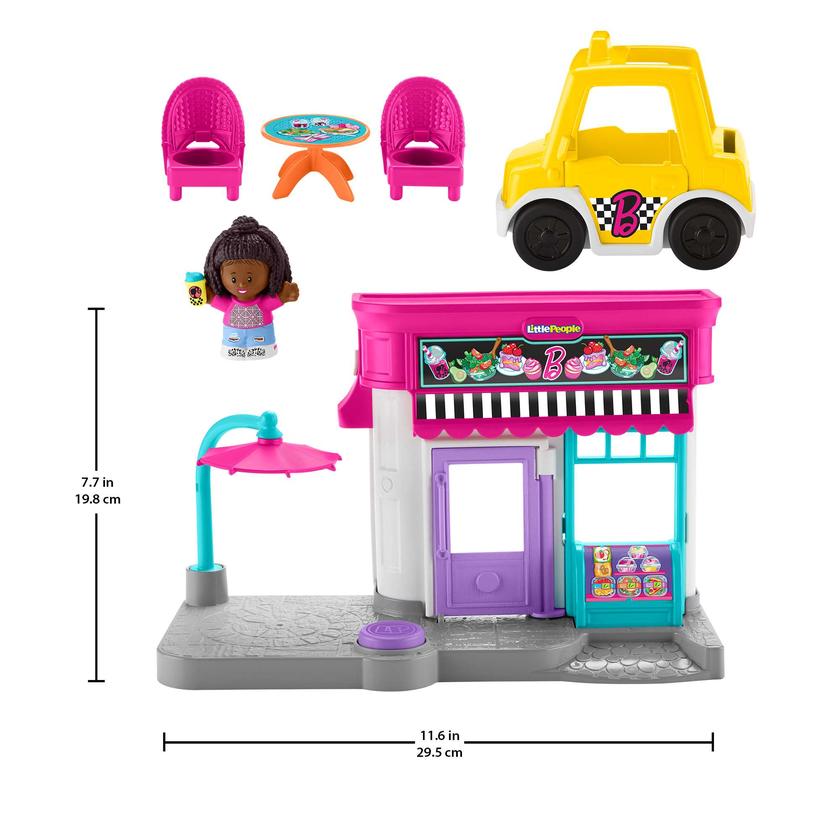 Barbie City Adventures Café And Cab Playset By Little People Best Seller