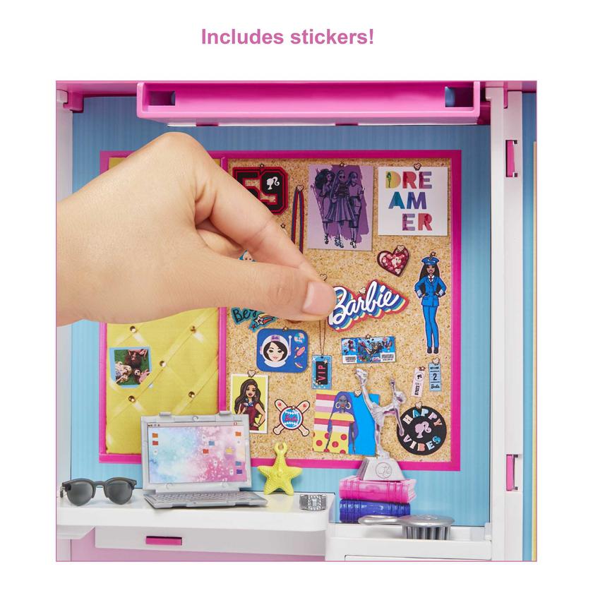 Barbie Closet Playset With 30+ Accessories, 5 Complete Looks, Rotating Clothing Rack, Dream Closet Best Price